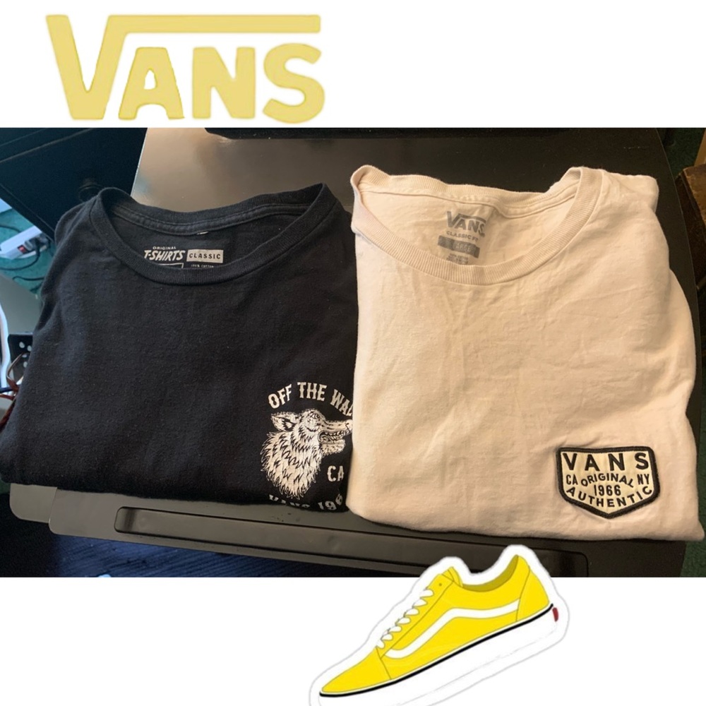 VANS SHIRTS (2) LARGE